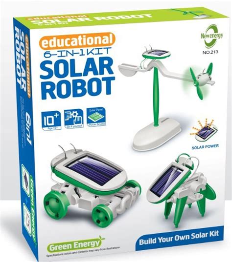 solar robot toy|solar robot 6 in 1.